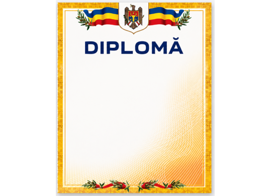 Diploma A4 cu margine galbena U07 (720738) 134398
