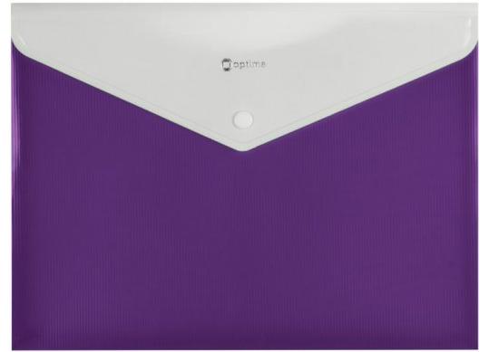 Mapa plic A4 Optima Mov (plastic/cu burduf 20mm) O31315-12