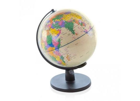 Glob politic 32cm EN (alb/laminat) OLGPAlb32