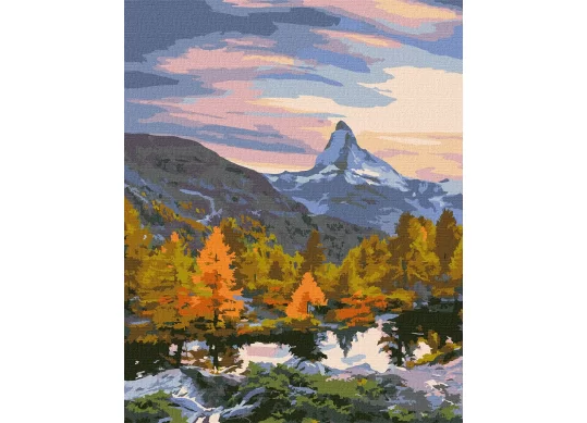 Tablou 40*50/cifre, Pădure strălucitoare KHO6370