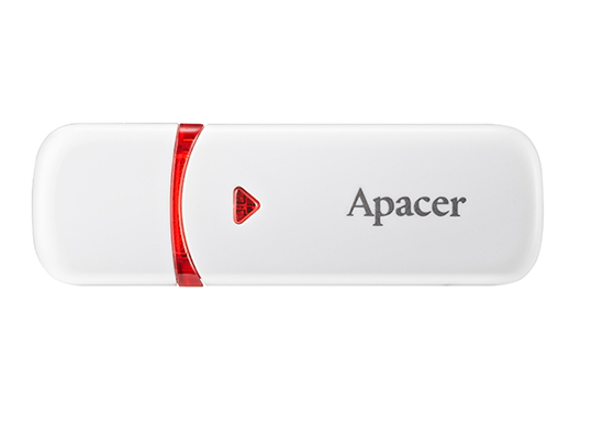 Flash USB: 32GB Apacer AH333 USB 2.0 White AP32GAH333W-1