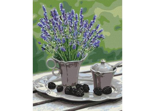 Tablou (40*50/cifre) Vaza cu lavanda KHO5598