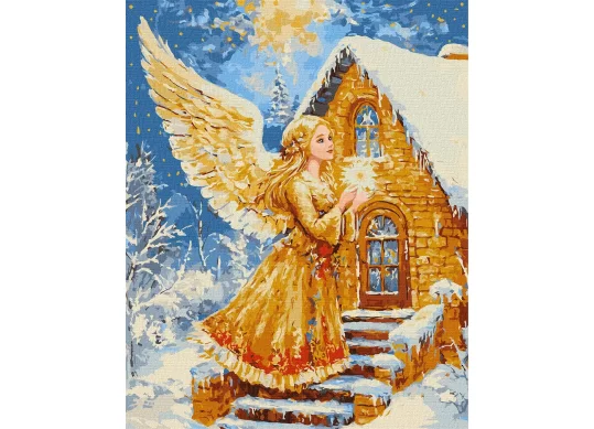 Tablou 40*50/cifre, Aripi de lumină cu vopsele metalice KHO5197