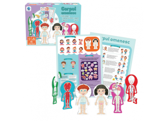 Puzzle Corpul omenesc, 60 elem. (ro) NOR5434