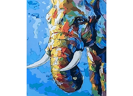 Tablou (30*40/cifre) Elefant color KTL896