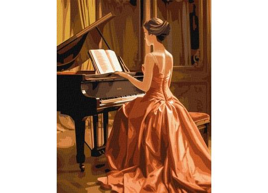 Tablou (40*50/cifre) Pianista magnifica KHO8325