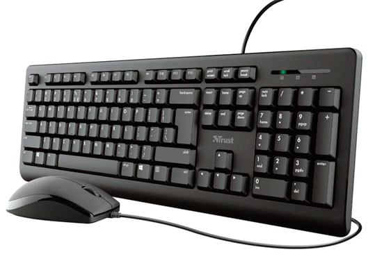 Keyboard+mouse Trust Primo Silent keys and mouse button 23970