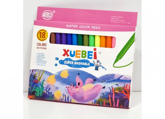 Carioci 18 culori Xuebei ML4-2 XB1898-18