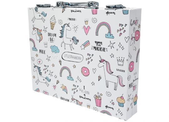 Set creatie 53pcs.ML6-1(carioci+acuarela+creioane)valiza 227074
