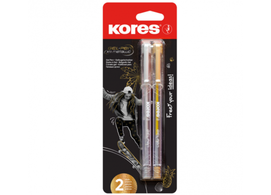 Pix set 02 culori Gel gold,silver K37941