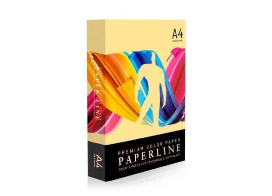 Hirtie color A4 80gr PAPERLINE 500foi galbena IT115-80