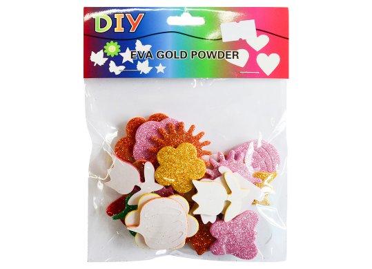 Accesorii Craft hirtie gumate Glitter/adezive Flori,iepuras,steluta,umbrela.. si libelule 218867