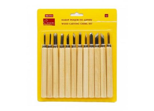 Cutite pentru lemn Set (12 buc) DK11514