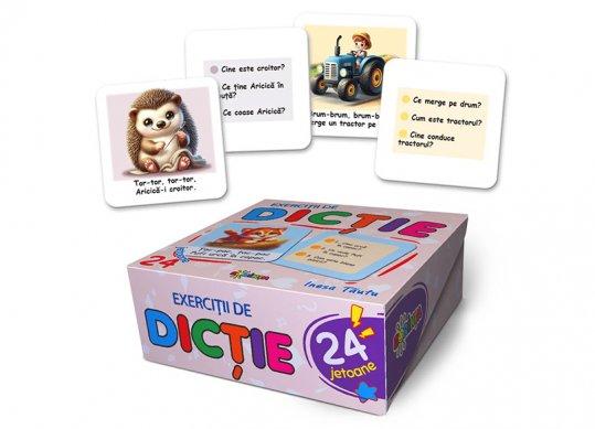 24 jetoane. Exercitii de Dictie PD3379