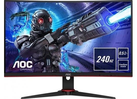 27.0 AOC VA LED C27G2ZE/BK Curved Black (0.5ms, 3000:1, 300cd, 1920x1080, 178°/178°, Refresh Rate 2 AOC C27G2ZE/BK