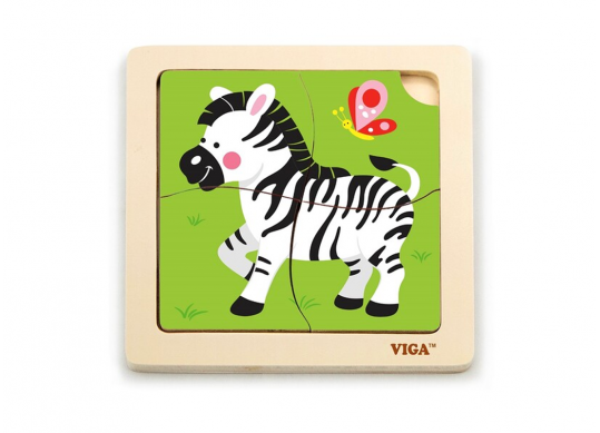 Puzzle lemn zebra 51317