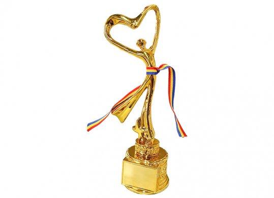 Cupa figurina inima 25cm(ML26-52)(suport auriu) 232207