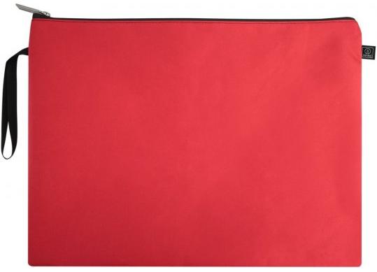 Mapa cu fermoar textil A4 35*27cm (rosie) O95211