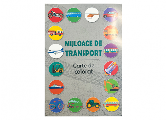 Carte coloram A4 CP mijloace de transport C002777