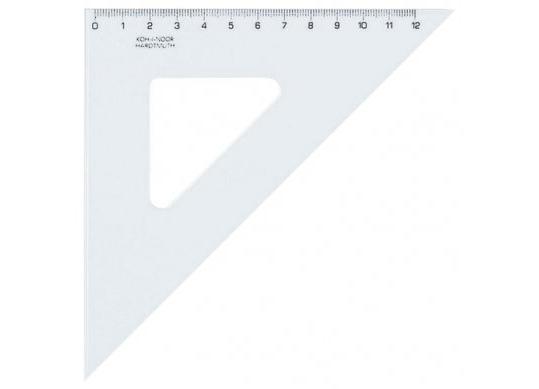 Echer plastic Koh-i-Noor 45/17.7cm (transparent) KH745558