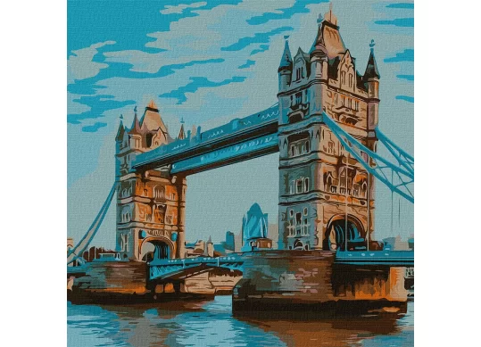 Tablou 50*50/cifre Tower Bridge KHO3598