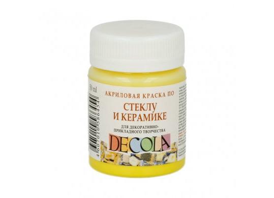 Acril sticla&ceramica Decola 50ml Lemon 4028214