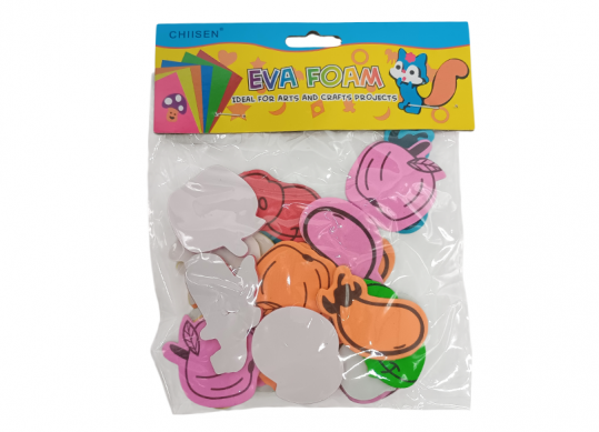 Accesorii Craft hirtie gumate adez. Fructe si legume 218973