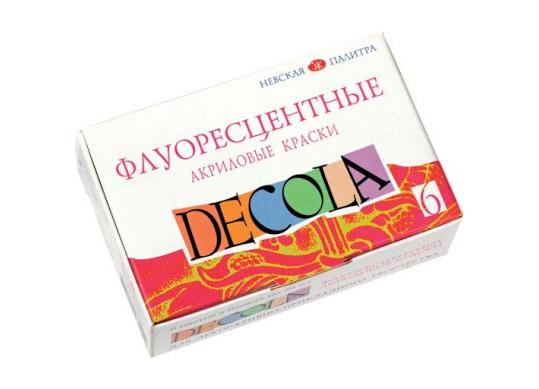 Acril SET Decola 6*20ml (fluorescent) 4341100