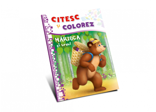 Carte Citesc si colorez Mariuca si ursul(nou) PD0095