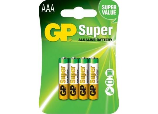 Baterie AAA GP Super (4buc/blister) 24A-U4