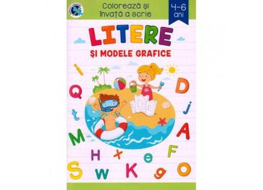 Carte Litere si modele grafice (4-6 ani) PP1370