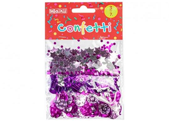 Confetti 3 forme/culori*7gr Maxi MX62598