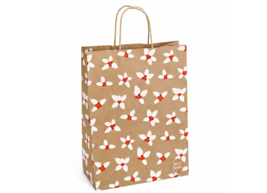 Punga hirtie 18*8*20 110gr,minere rasucite Christmas SH39835