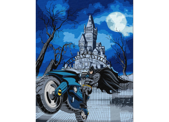 Tablou 40*50/cifre Batman(culori metalice) KHO8709