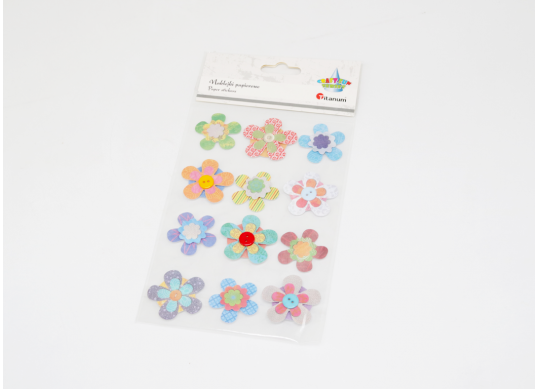 Accesorii Craft flori 3D 12 buc 427597