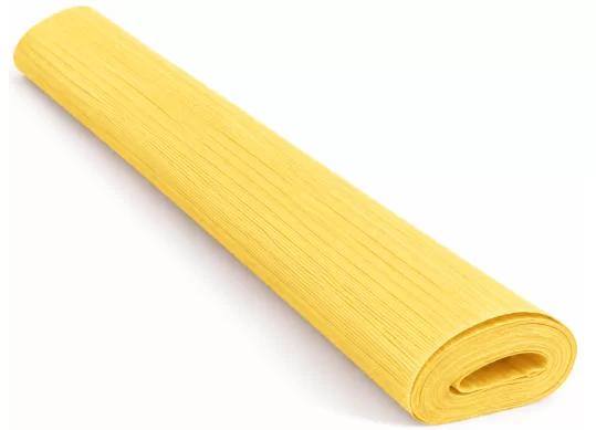 Hirtie creponata 40g (32 g/m²) galben deschis(50*2.5) PN0292