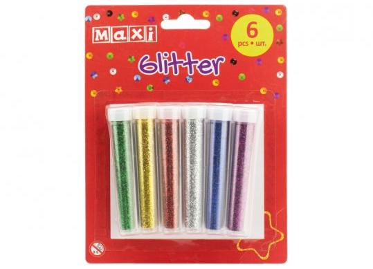 Sclipici 6 culori.x 4gr.Maxi MX61729