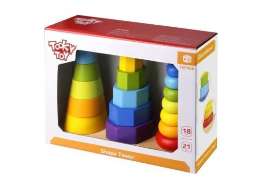 Jucarie din lemn turnulet (TKF008B) C57399