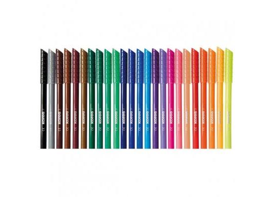 Carioci Kores 24 culori Washable K29014