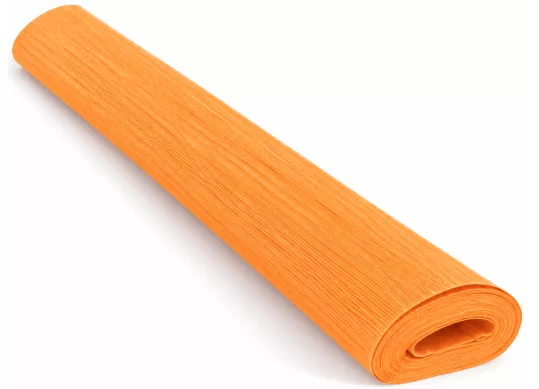 Hirtie creponata 40g (32 g/m²) portocaliu pal (50*2.5) PN0294