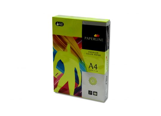 Hirtie color A4 80gr PAPERLINE 500foi HP Green IT321