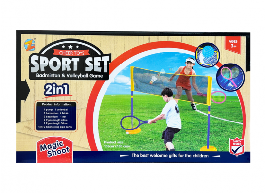 Joc Badminton+tenis (set) 44753