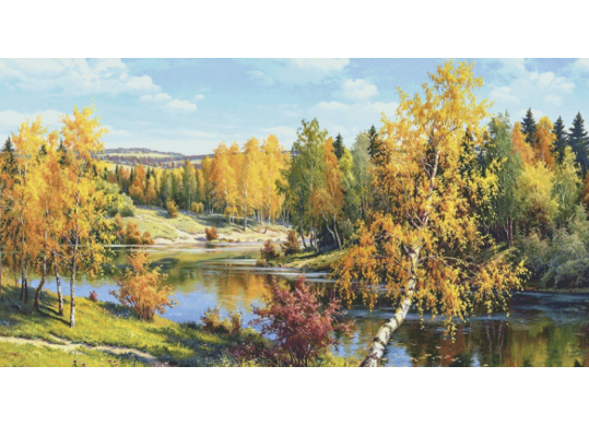 Tablou cu DIAMANTE 40x50 Peisaj din natura (fara sasiu) GLE76559