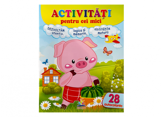 Carte Activitati p/u cei mici Purcelus+autocolante CN667200