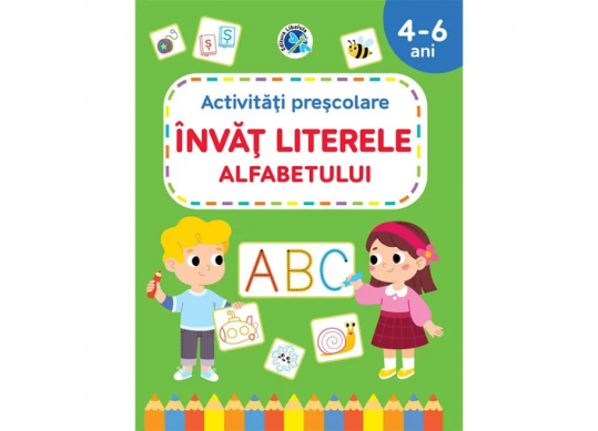 Carte Invat literele alfabetului, (4-6 ani) PP2154