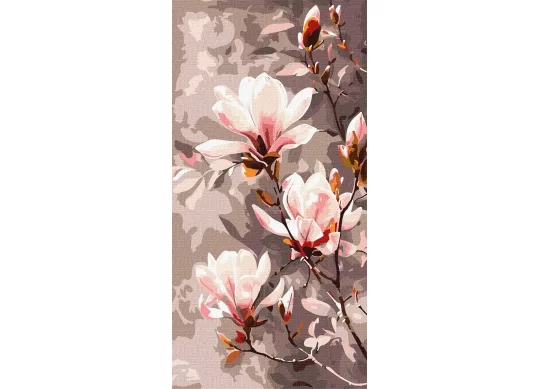 Tablou 40*80/cifre Magnolie înflorită KHO6439