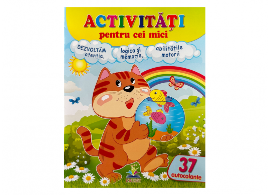 Carte Activitati p/u cei mici Pisica+autocolante CN667187