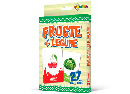 Carte Fructe si legume (27 cartonase) PD0910