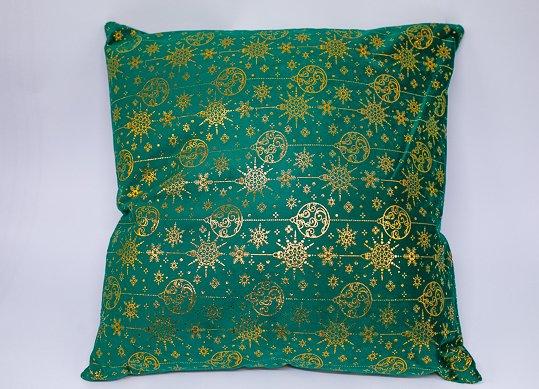 Decoratiune perna Globuri verde 246196