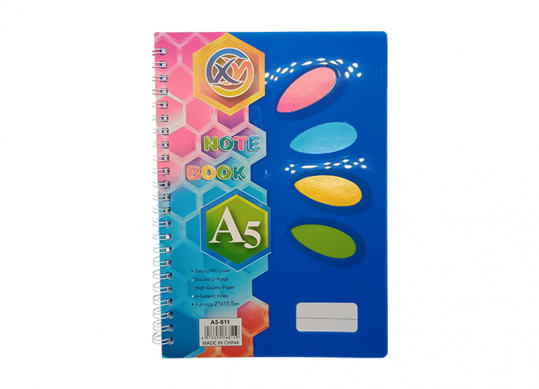 Carnet A5 70 foi (spira laterala) cop.plastic A5-811